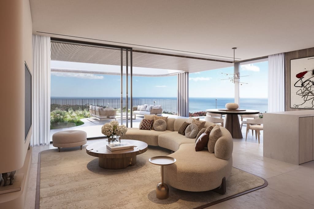 Moderne woningen van Nalu Suites in Casares Costa, gepresenteerd door Ikzoekuwhuisinspanje.nl, met een architectuur die harmonieert met de natuur en luxe leefruimtes biedt