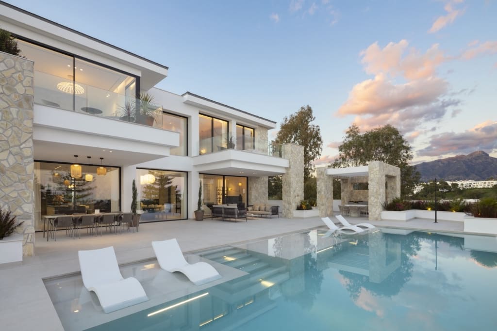 Villa Tiza modern luxury villa with panoramic sea and mountain views in La Quinta - listed by MDR Luxury Homes