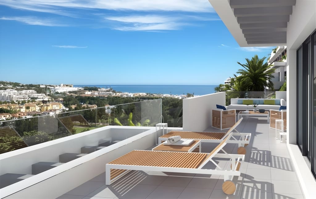 Sea view apartment La Cala de Mijas near golf - MDR Luxury Homes - sea view apartment La Cala de Mijas