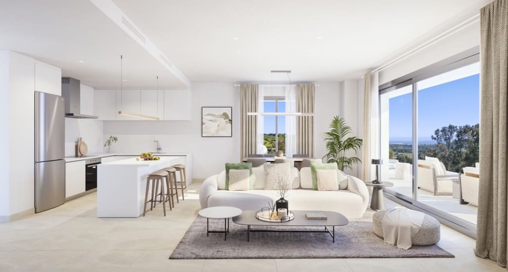 Golf-view apartments in Estepona with pool and terraces – MDR Luxury Homes Greenview Residences