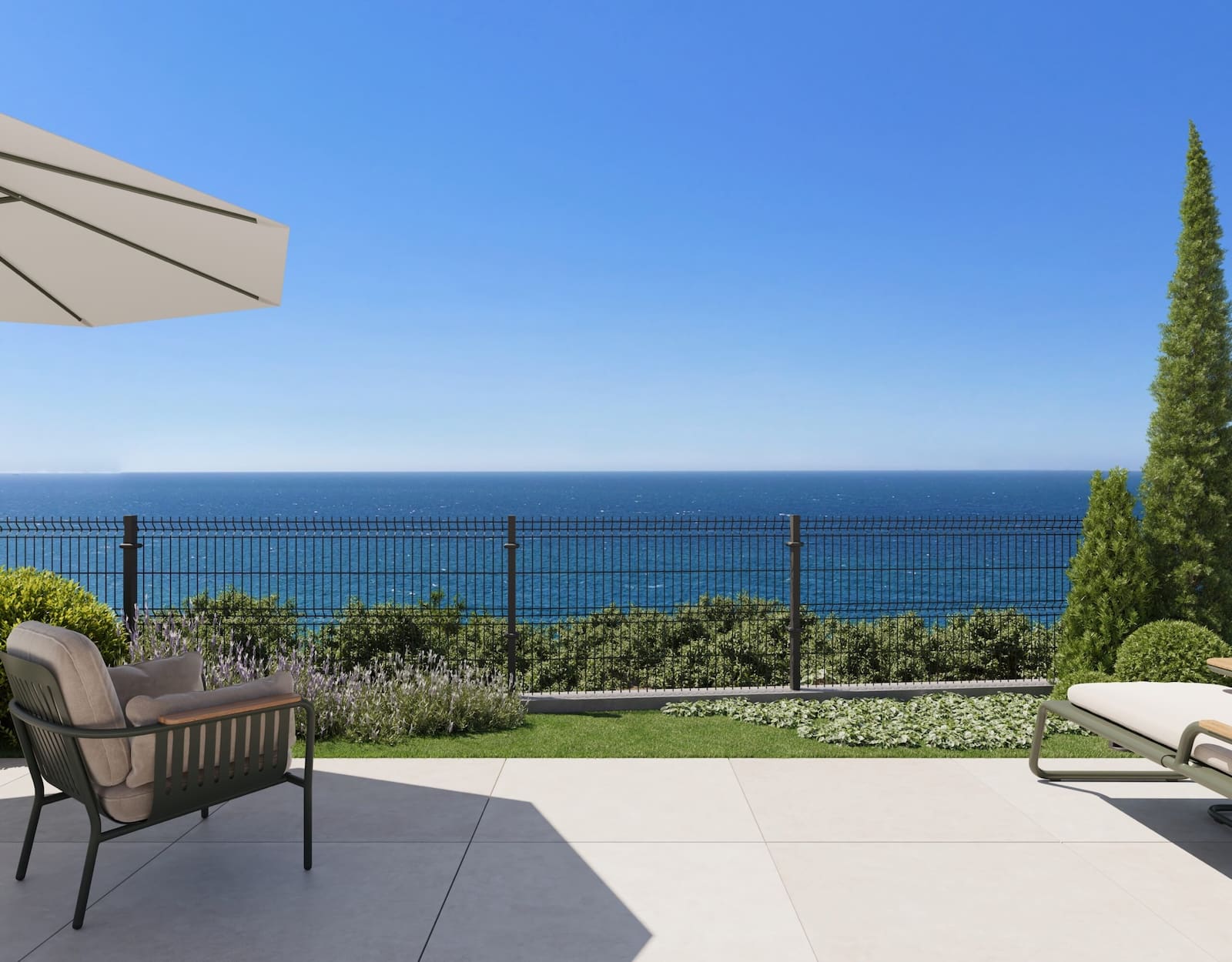 Castillo Vista Mar - modern sea view townhouses in Torrox Costa with shared infinity pool, MDR Luxury Homes