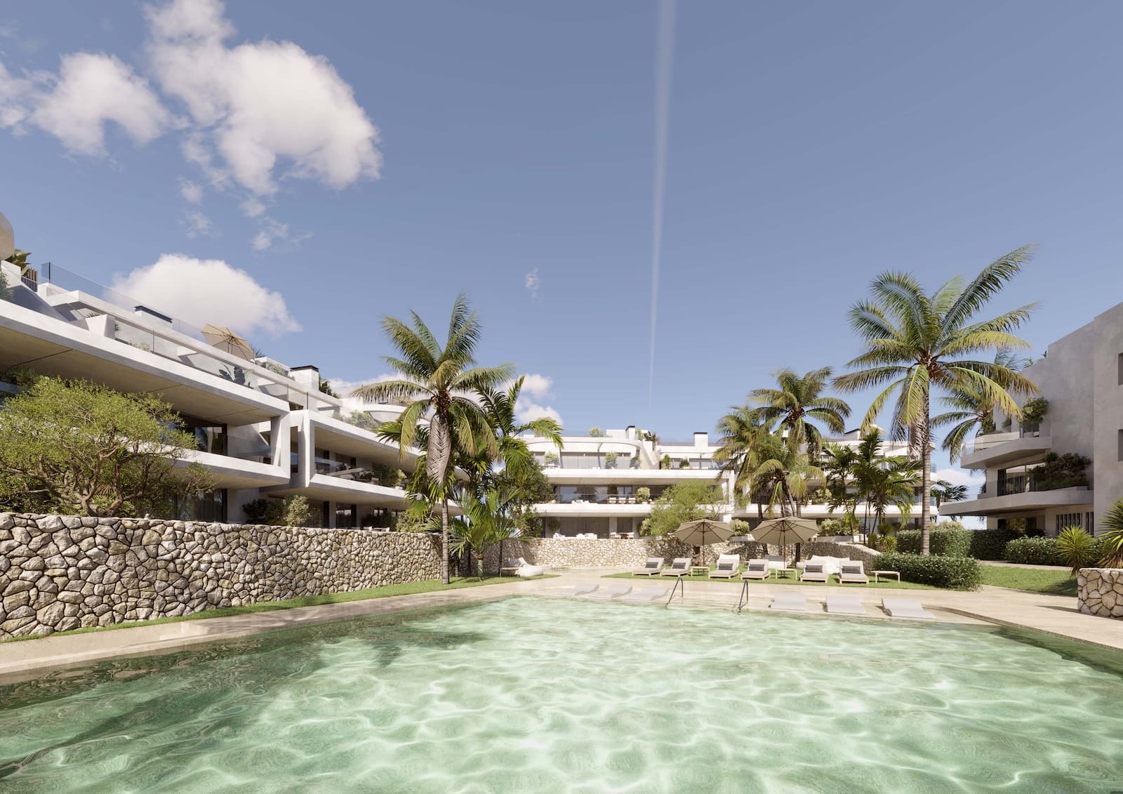 Modern apartment with private terrace at The Palms Estepona - MDR Luxury Homes