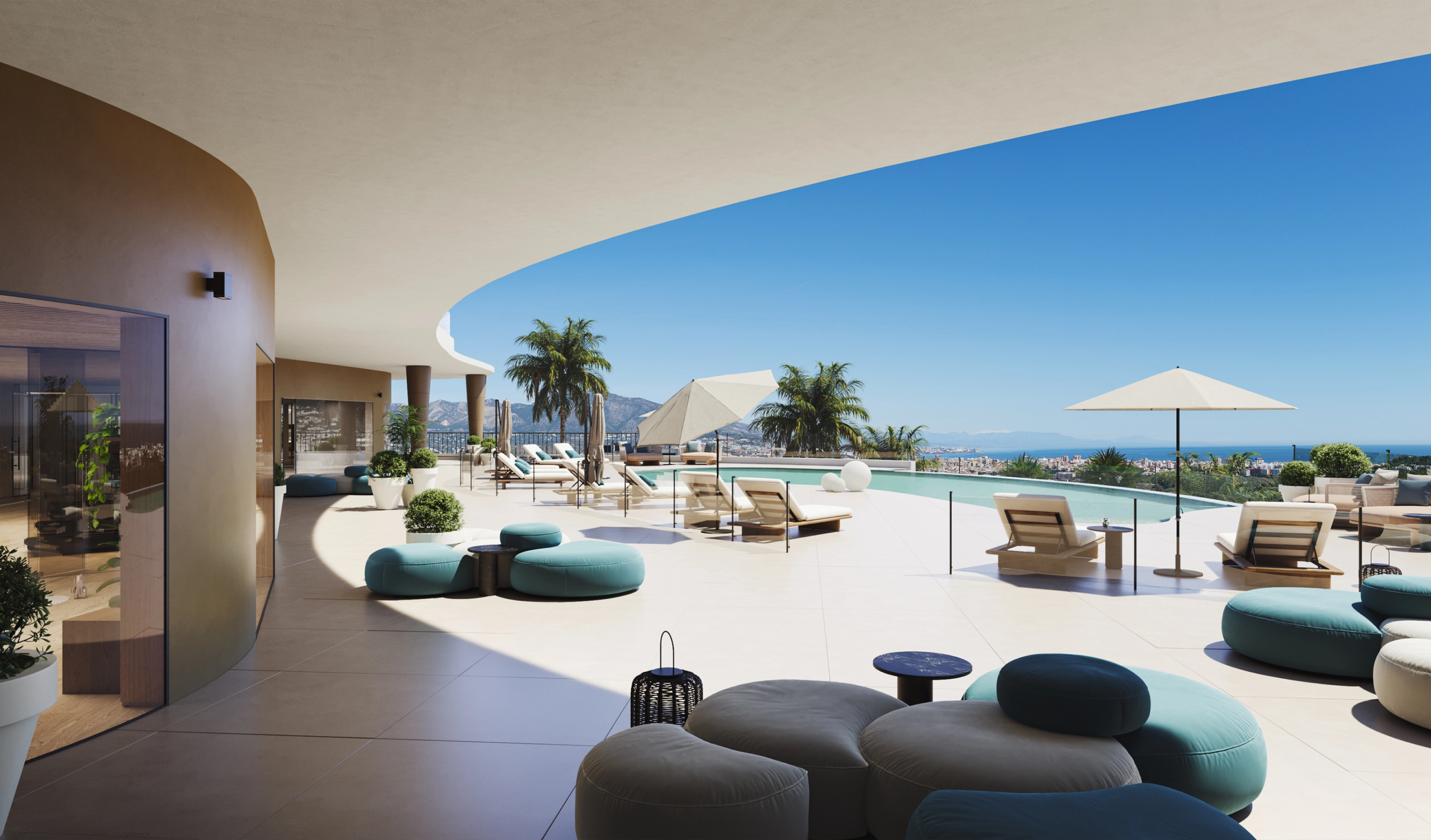 Sea and golf view luxury apartment in Mirador 360 Mijas MDR Luxury Homes